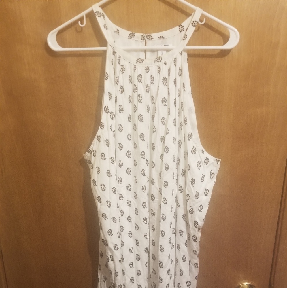 Old Navy Sundress/Cover-up white and black Paisley
